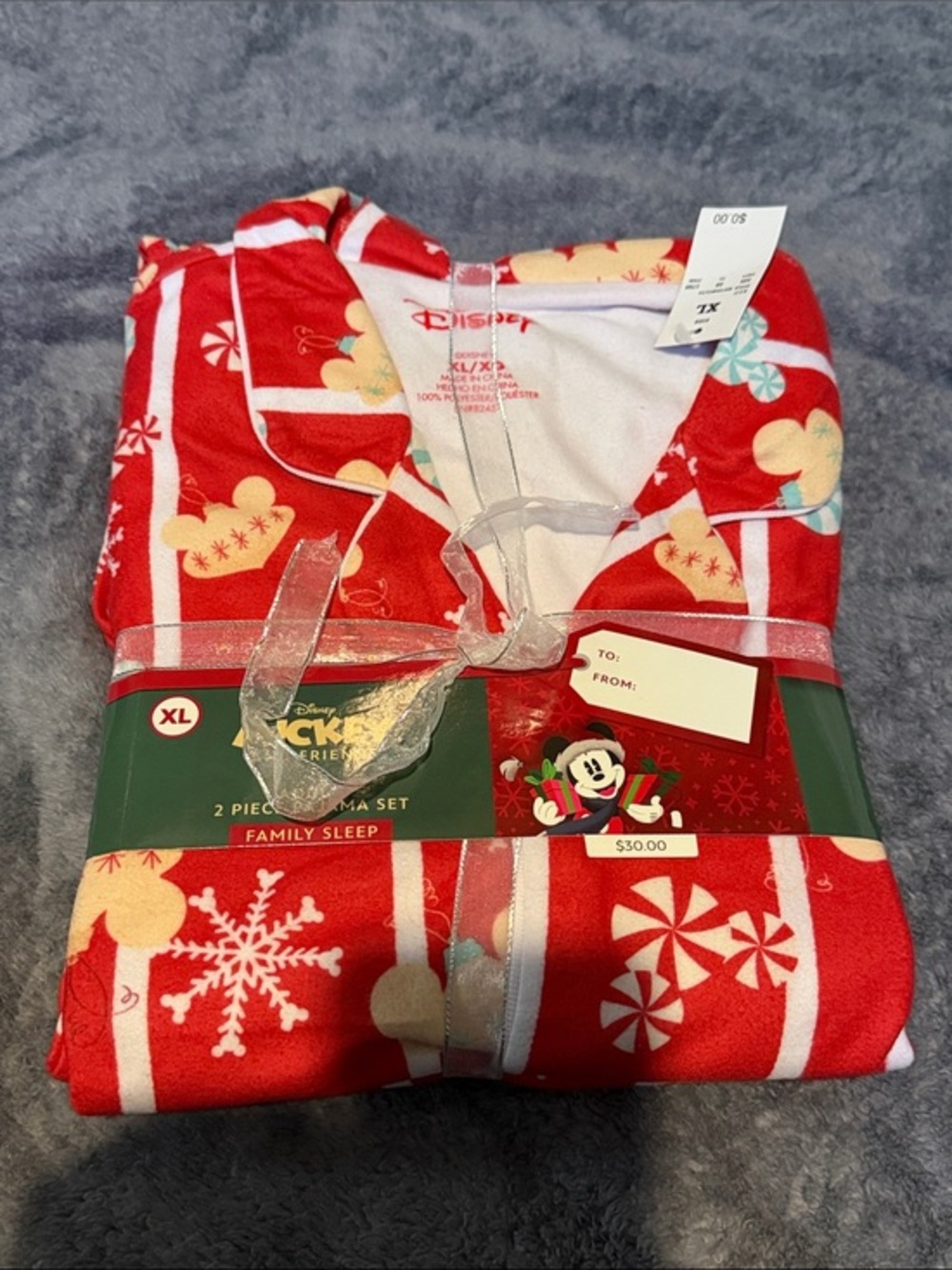 Disney women’s family sleep two-piece pajamas Mickey Mouse - Picture 1 of 6